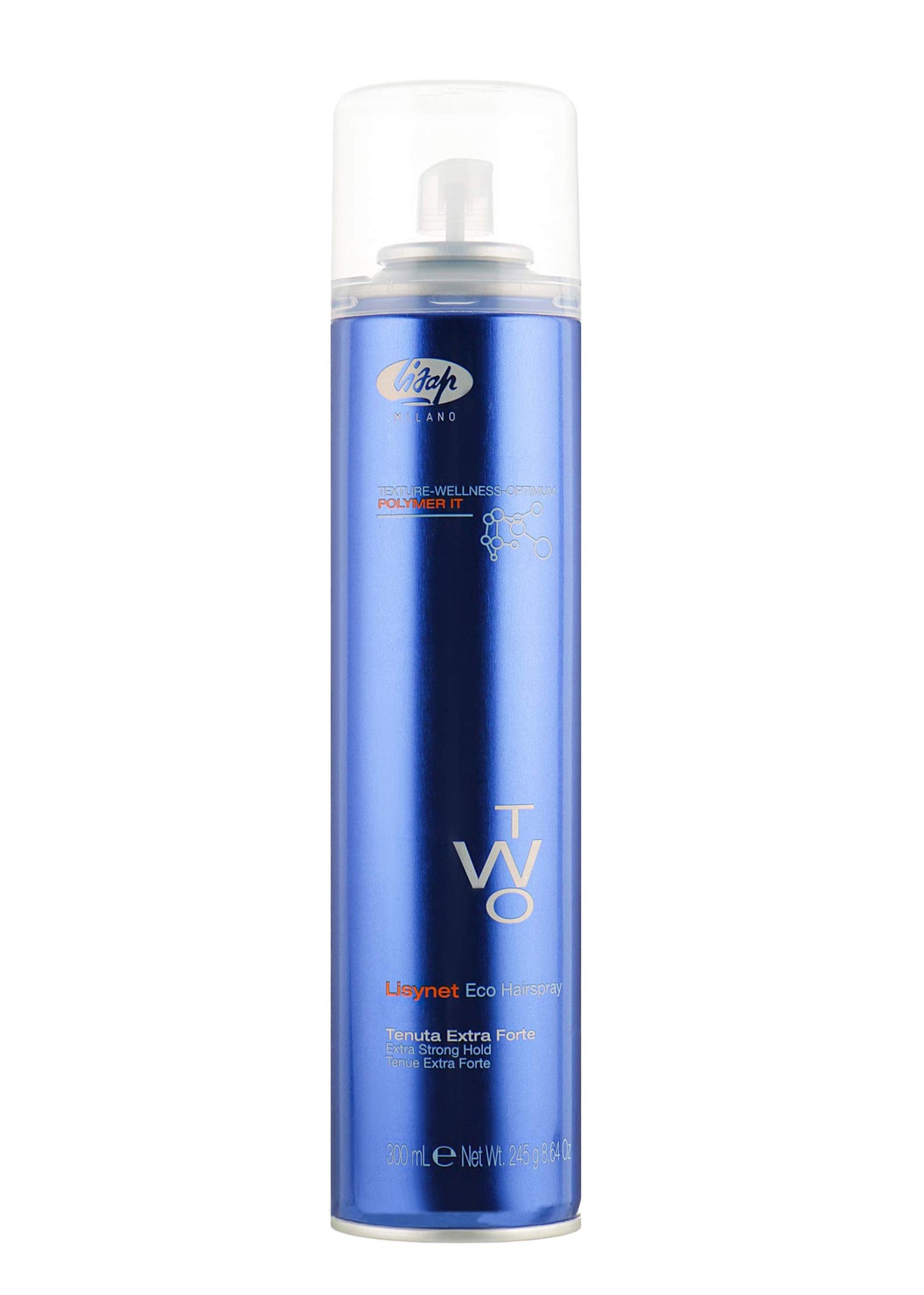 Lisap Lisynet Two Eco Extra Strong Hair Spray, 300 ml./10.1 fl.oz.