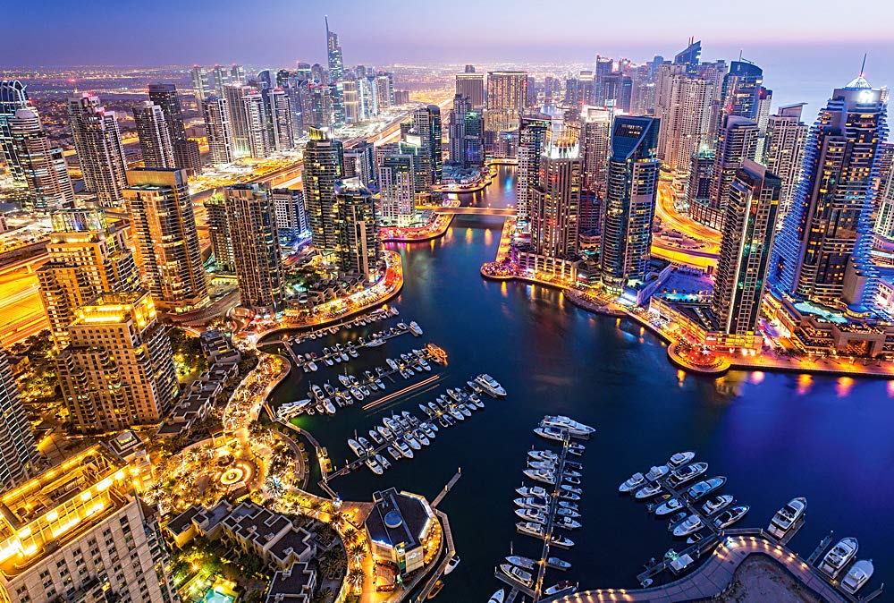 Castorland Puzzle 1000 Pieces, Dubai at Night - С-103256
