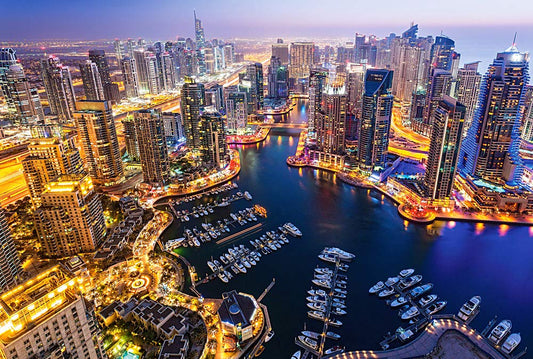 Castorland Puzzle 1000 Pieces, Dubai at Night - С-103256