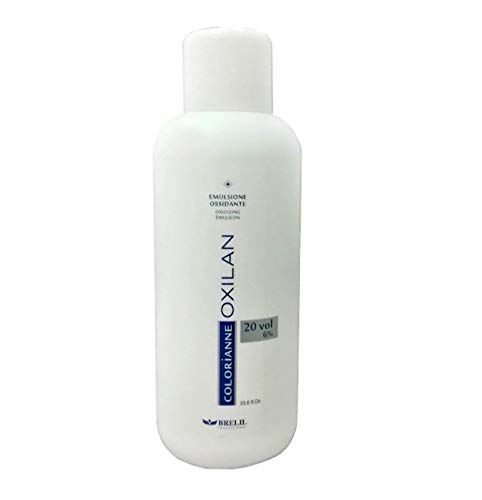 Brelil Colorianne Oxilan Oxidizing Emulsion Soft Perfumed Cream Developer, 1000 ml./33.81 fl.oz. (20 vol. (6%))