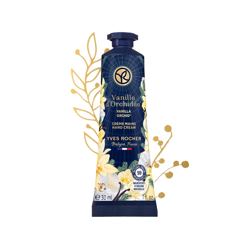 Yves Rocher Vanilla & Orchid Hand Cream 30 ml./1 fl.oz. Limited Edition Christams New Year
