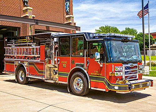Castorland Puzzle 180 Pieces, Fire Engine - В-018352