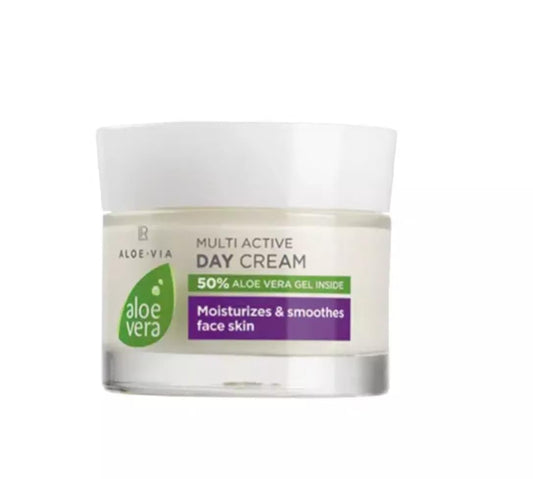 LR Health&Beauty Aloe-Via Aloe Vera Multi Active Day and Night Face Cream Set of 2 Smoothing Skin 50 ml./1.7 fl.oz. Best Gift Kit
