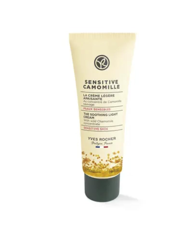 Yves Rocher 16 Sensitive Camomille Soothing Light Cream for Sensitive Skin, 50 ml./1.6 fl.oz.