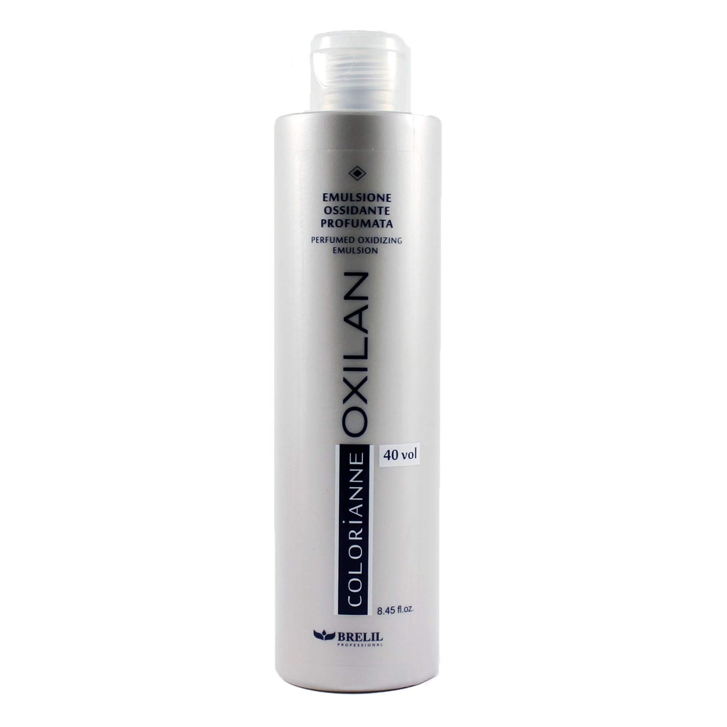 Brelil Colorianne Oxilan Oxidizing Emulsion Soft Perfumed Cream Developer, 250 ml./8.45 fl.oz. (40 vol. (12%))