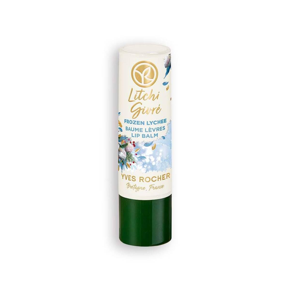 Yves Rocher Lip Balm Frozen Lychee, 4.8g/0.17oz - Nourishing Lip Care, Hydrating Lip Balm, Exotic Scent, Long-Lasting Moisture, Soft and Smooth Lips, Natural Ingredients, Rich Hydration