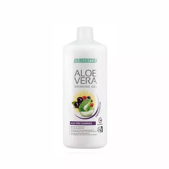 LR Lifetakt Aloe Vera Drinking Gel Acai Pro Summer Health Care Women Men Drink Every Day Natural Treatment - 1000 ml./33.3 fl.oz