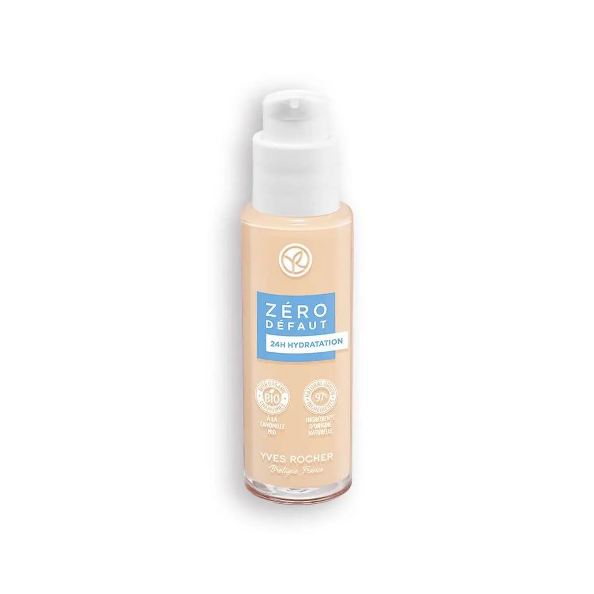 Yves Rocher Moisturising Tonal Foundation Zero Flaws 24 hours Women Every Day Make Up - 30 ml. / 1 fl.oz.