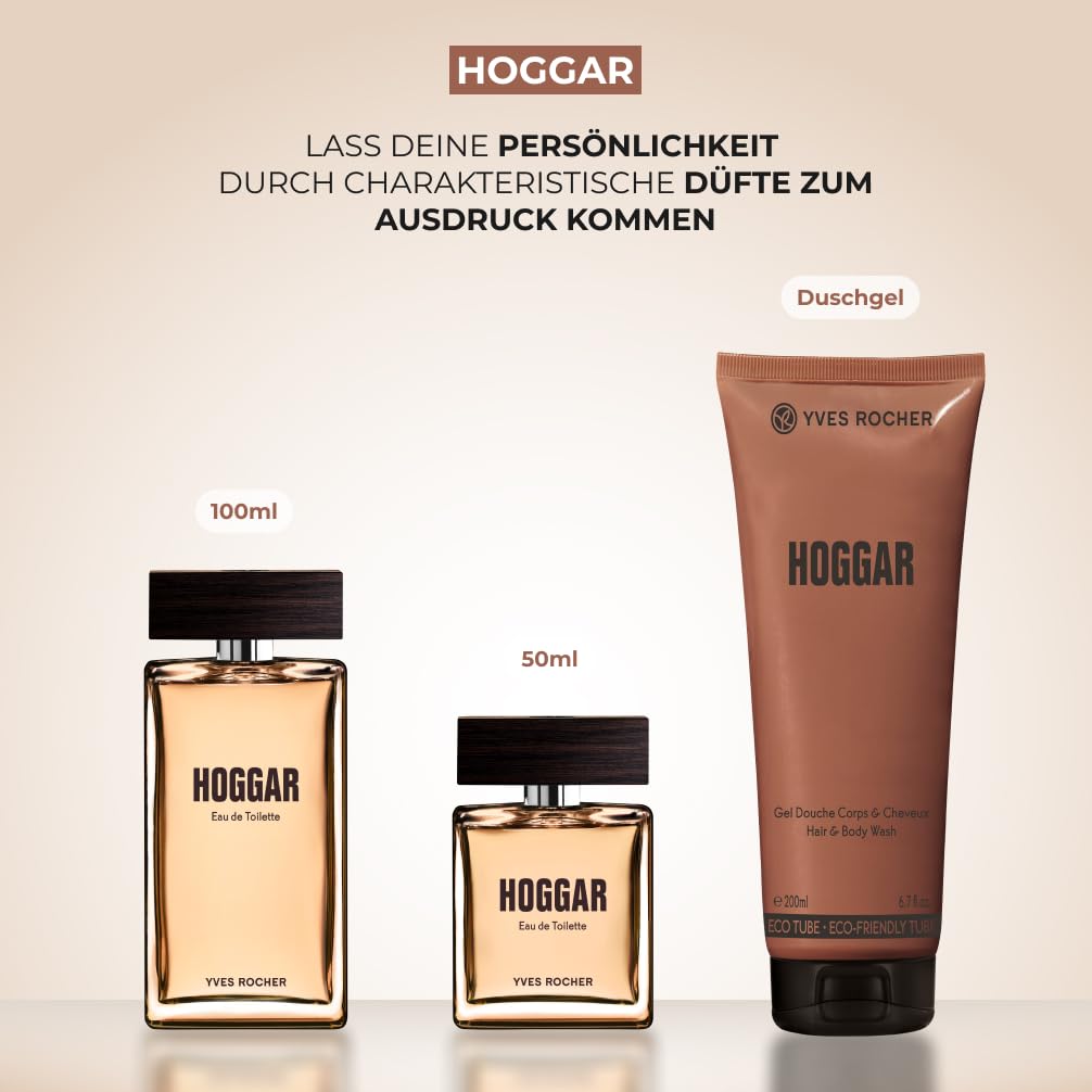 Yves Rocher Hoggar - Eau de Toilette for Men, 100 ml./3.3 fl.oz.