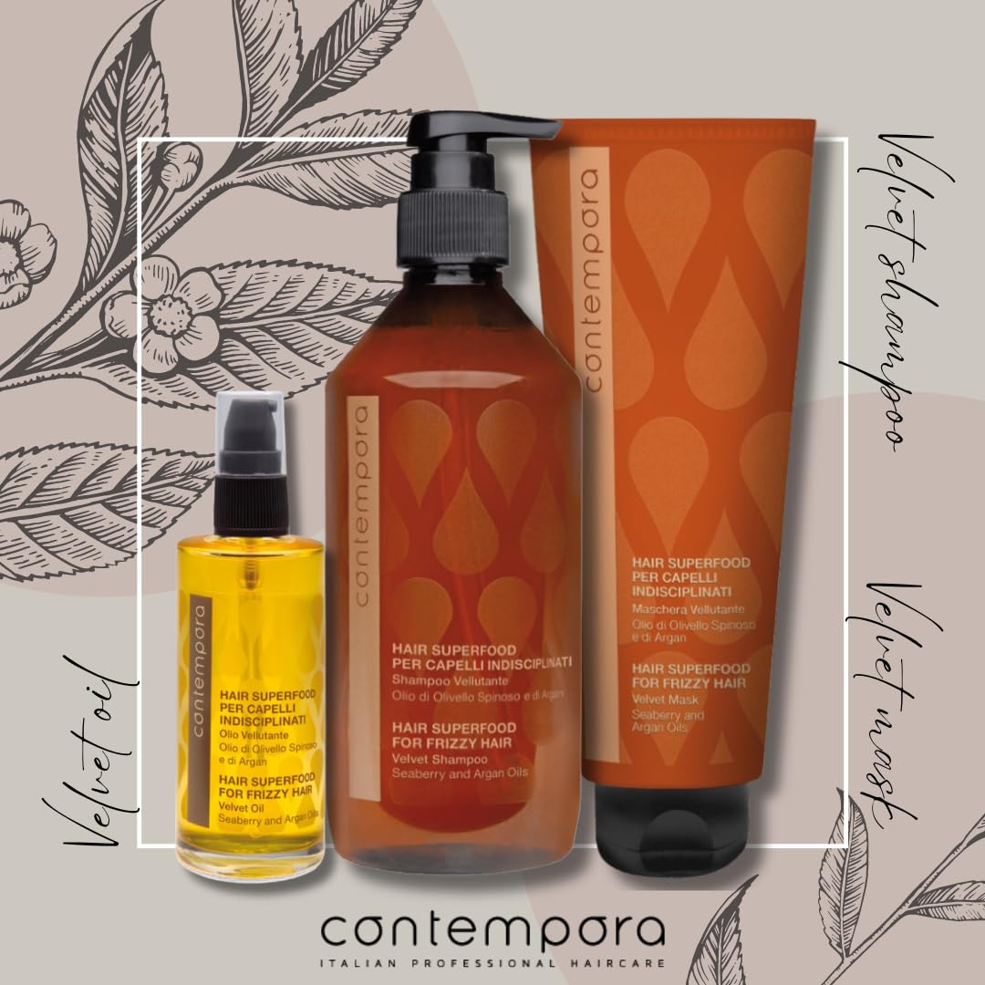Contempora Hair Superfood Velvet Shampoo for Frizzy Hair 500ml