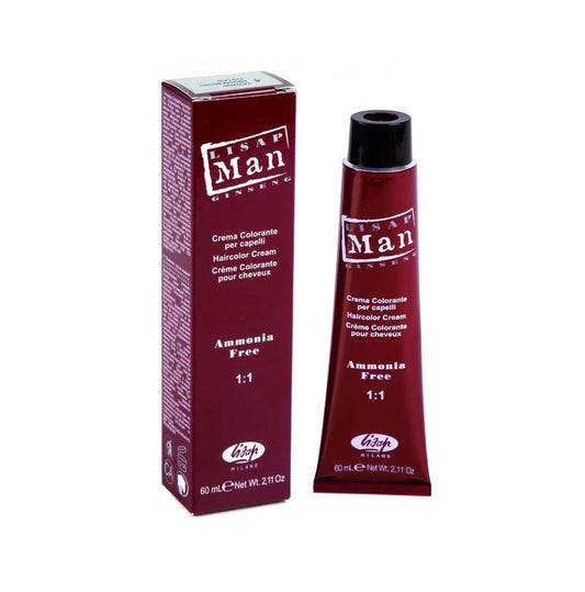 Lisap Man Color Hair Color Cream, 60 ml./2 fl.oz. (6 - Dark Blonde)