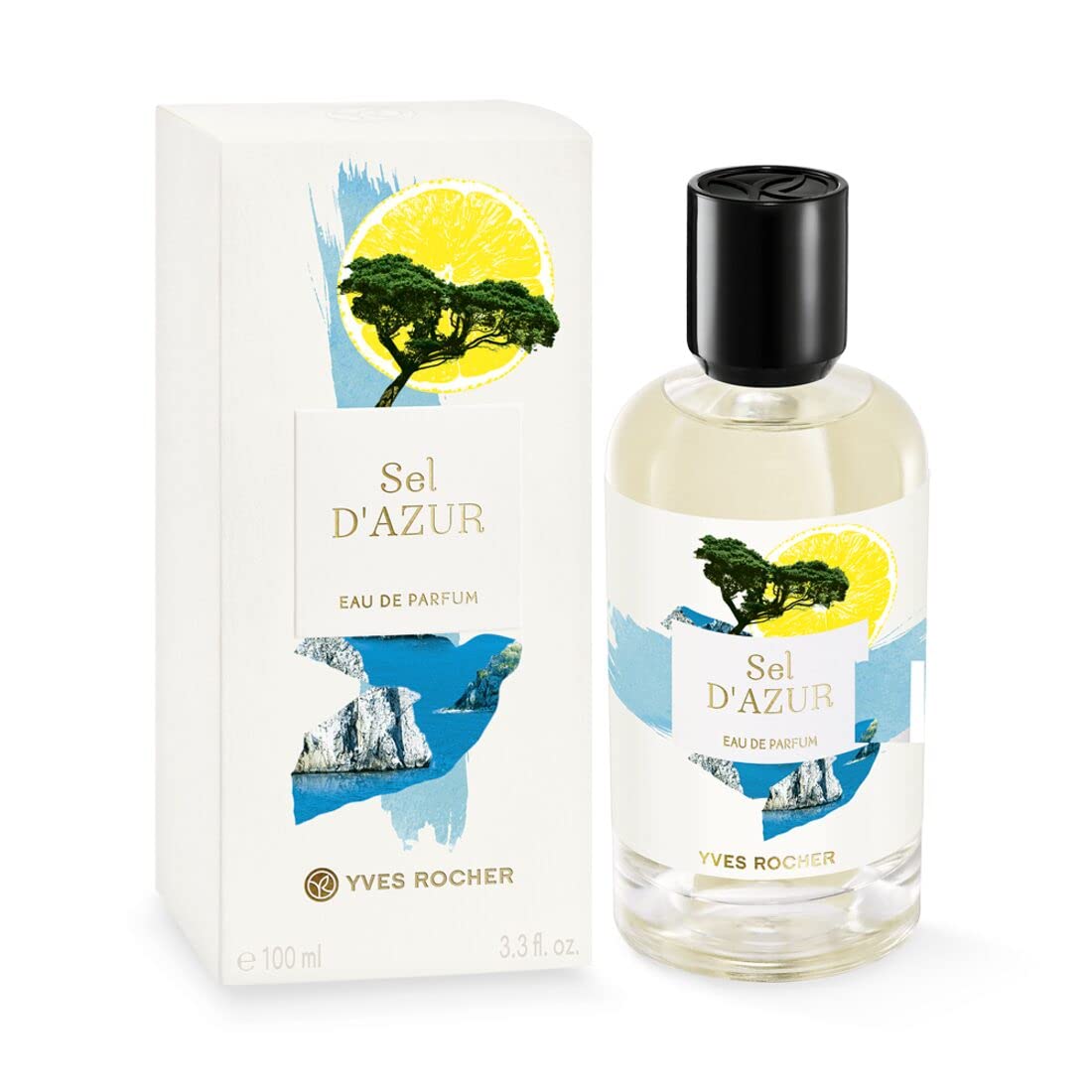 Yves Rocher Eau de Parfum for Women- Sel d'Azur, 100 ml./3.3 fl.oz.