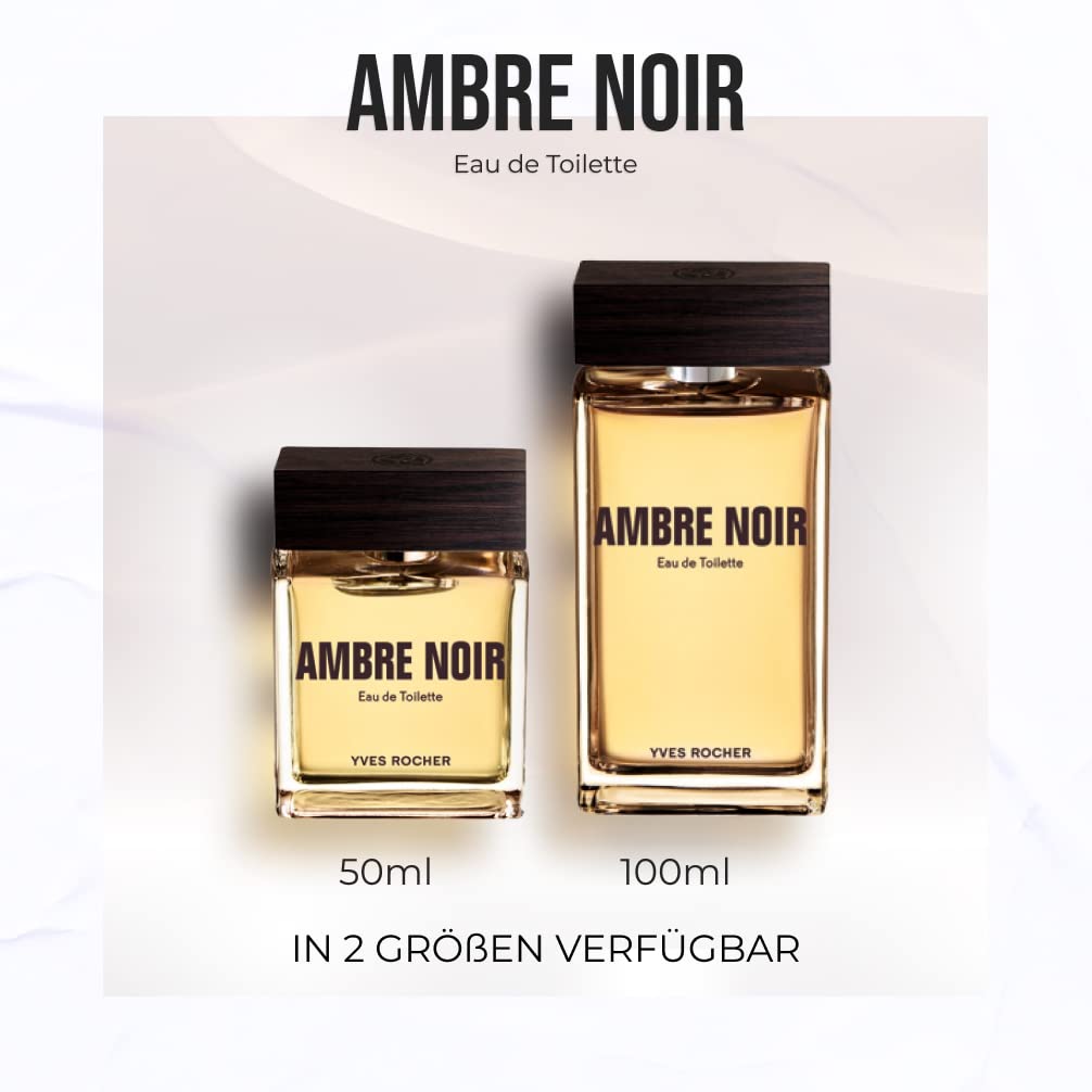 Yves Rocher Eau de Toilette for Men - Ambre Noir, 50 ml./1.69 fl.oz.
