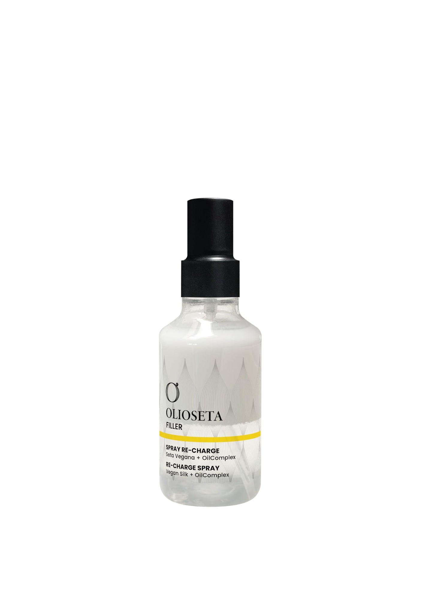 Olioseta Filler Re-Charge 2 Phase Repair Anti Breakage Spray - Deep Protection and Restructuring for Thin and Damaged Hair, Color-Safe Formula, 150ml