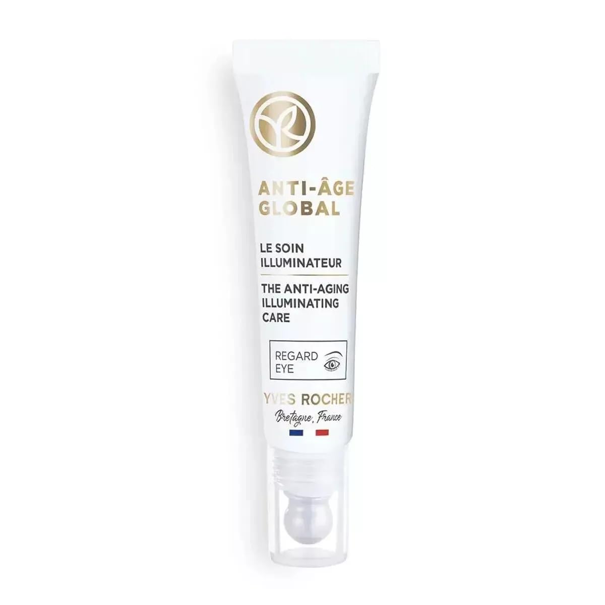 Yves Rocher Complete Anti-Age Global Eye Illuminating Contour Cream MAture Skin Anti Wrinkles 0.5 fl.oz.