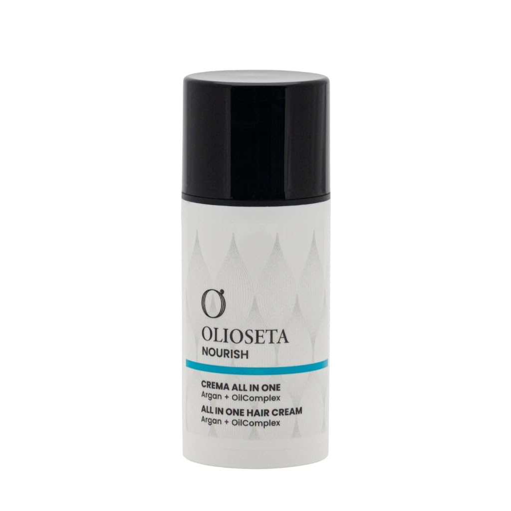 Olioseta Nourish All In One Hair Cream, Heat Protection, Anti Frizz, Damage Repair by Barex Italiana (100ml (travel size))