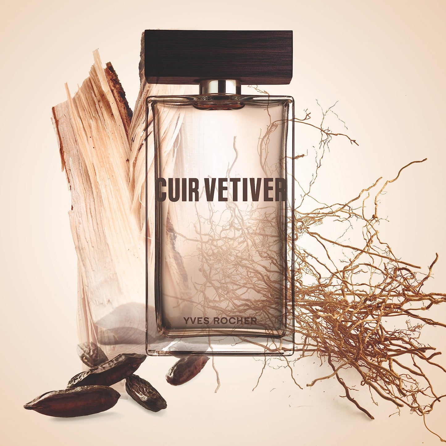Yves Rocher Eau de Toilette for Men - Cuir Vetiver, 100 ml./3.3 fl.oz.