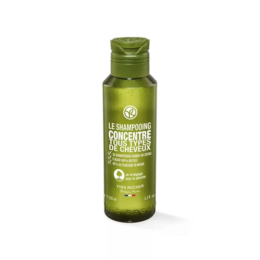 Yves Rocher Concentrated Eco Shampoo for Shiny Hair Women Men Day Care 100 ml. / 3.3 fl.oz.