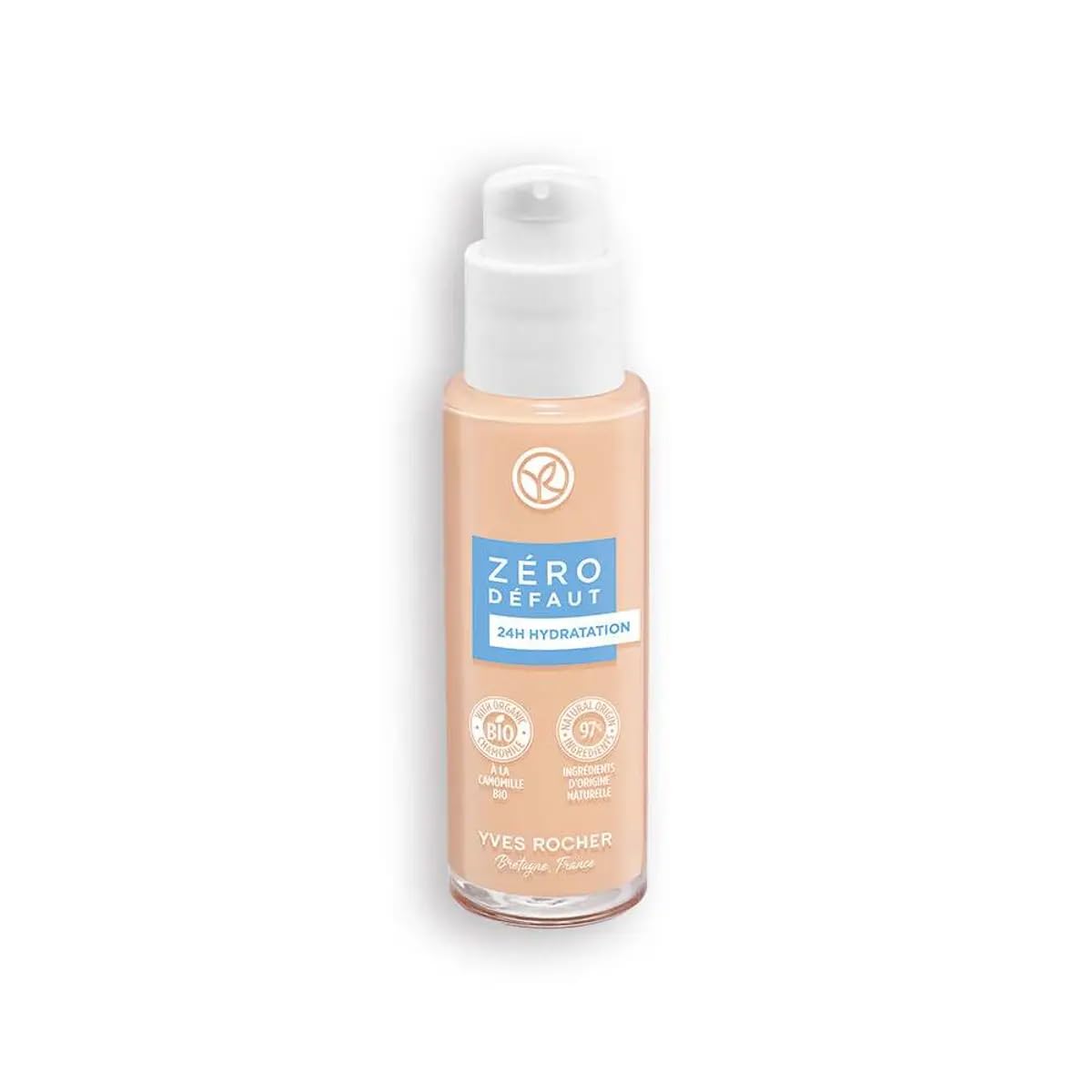Yves Rocher Moisturising Tonal Foundation Zero Flaws 24 hours Women Every Day Make Up - 30 ml. / 1 fl.oz.