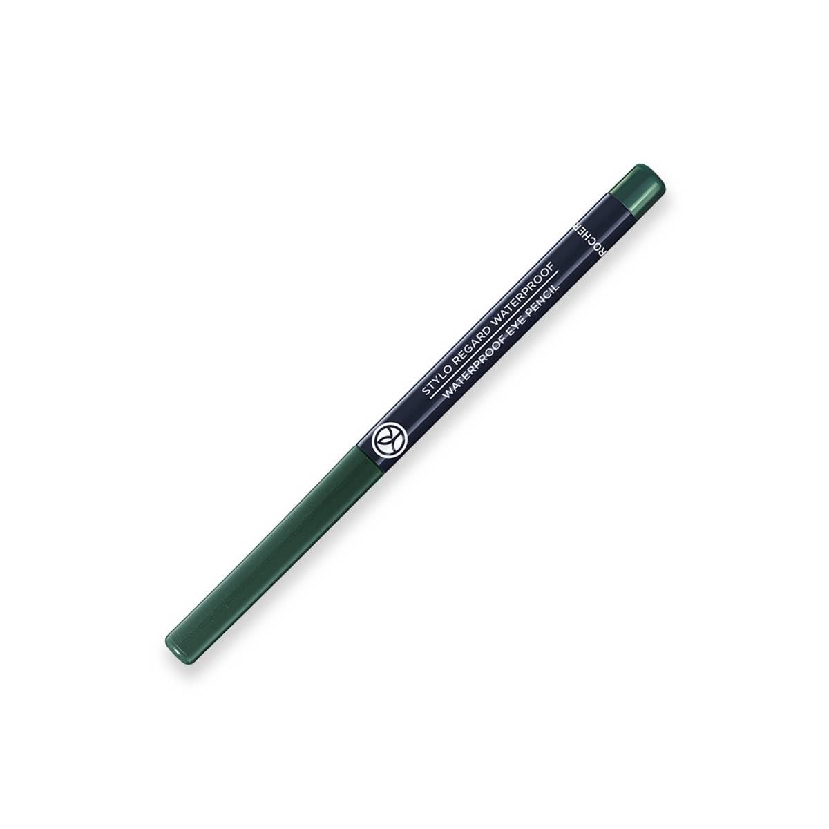 Yves Rocher Waterproof Eye Contour Pencil 05. GREEN - Long-Lasting, Smudge-Proof, Intense Color, Precise Application, Waterproof Formula, Eye Makeup, Lash Line Definition, Smoky Eye Look