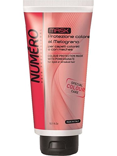 Brelil Numero Colour Protection Mask with Pomegranate for dyed or streaked Hair (10.1 fl.oz.)