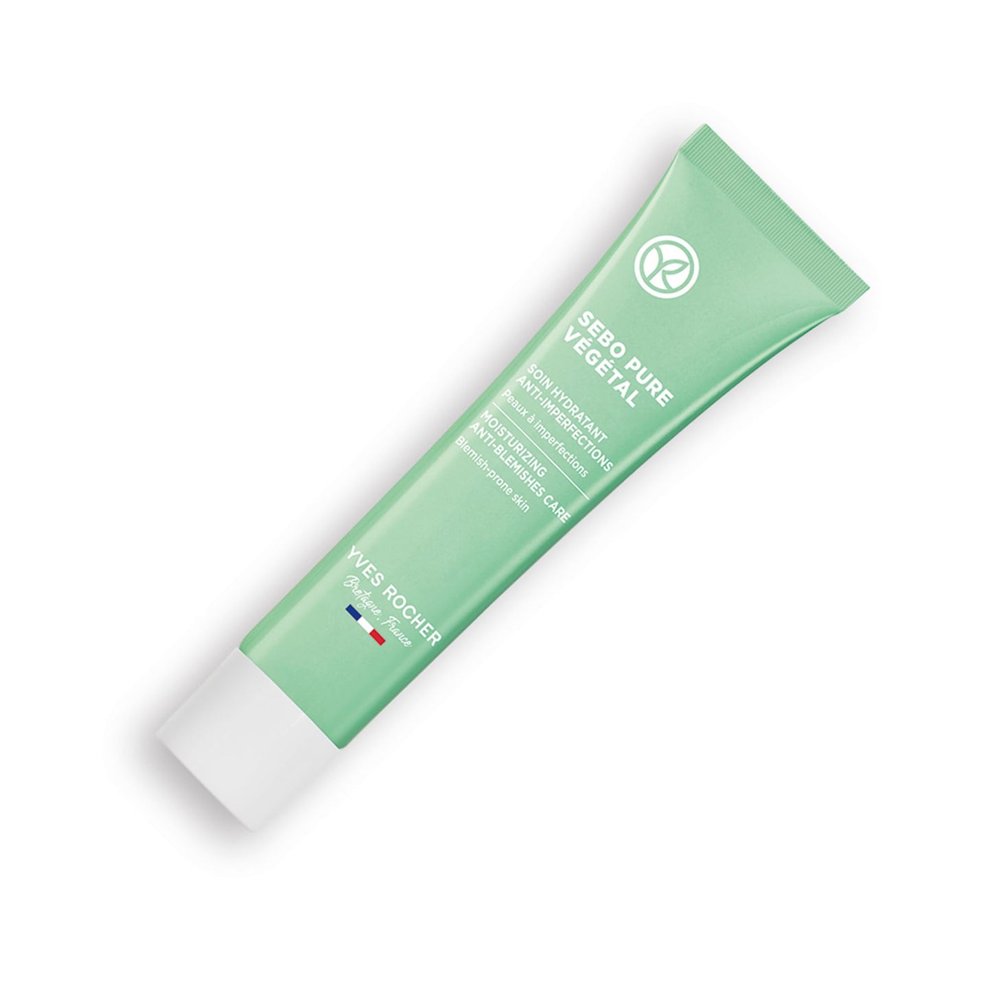 Yves Rocher Sebo Pure Vegetal Moisturising Anti-Blemishes Care Blemish Prone Skin - 40 ml. / 1.5 Fl.Oz.