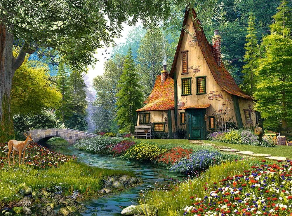 Puzzle Toadstool Cottage 2000 Pieces
