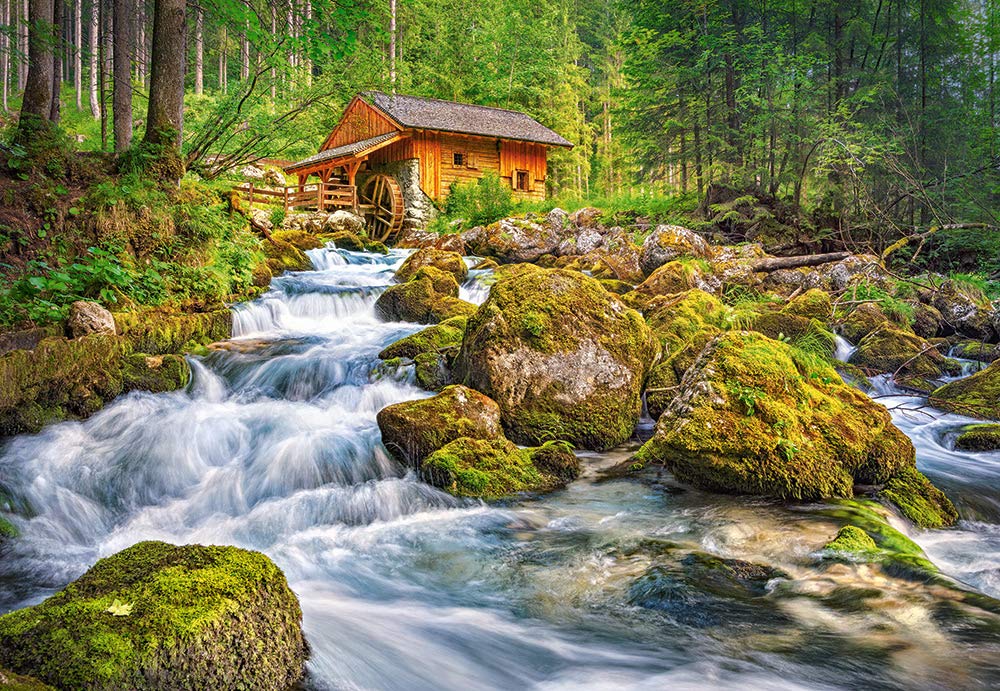 Castorland Puzzle 1500 Pieces, Watermill - С-151783