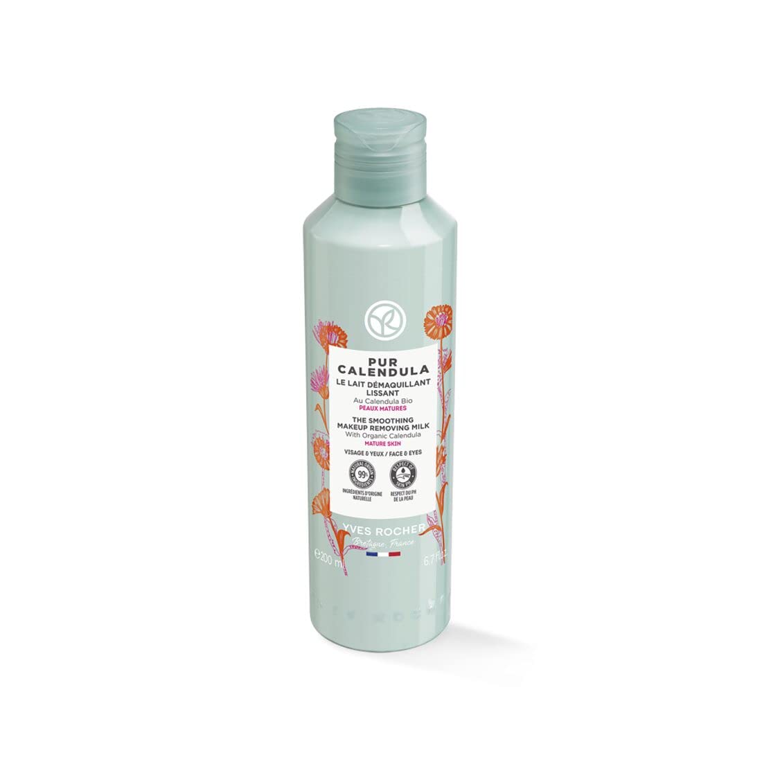 Yves Rocher Pur Calendula - Soothing Makeup Removing Milk, 200 ml./6.7 fl.oz.