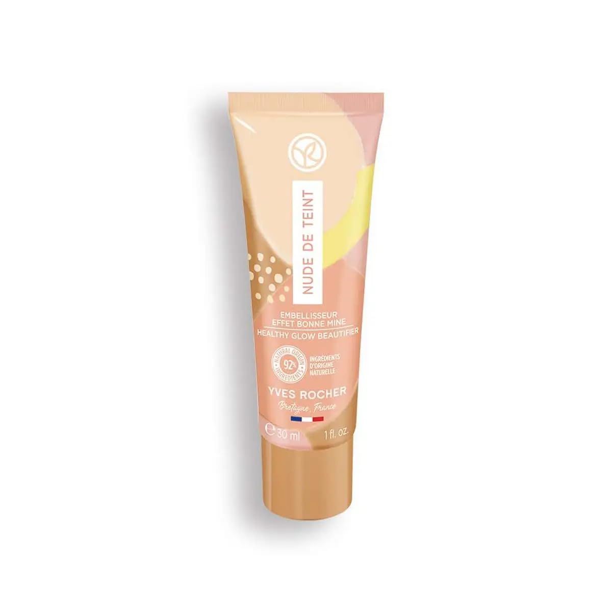 Yves Rocher Lightweight Foundation Fluid Natural Radiance Enhancing Makeup for a Flawless - 30ml / 1flOz