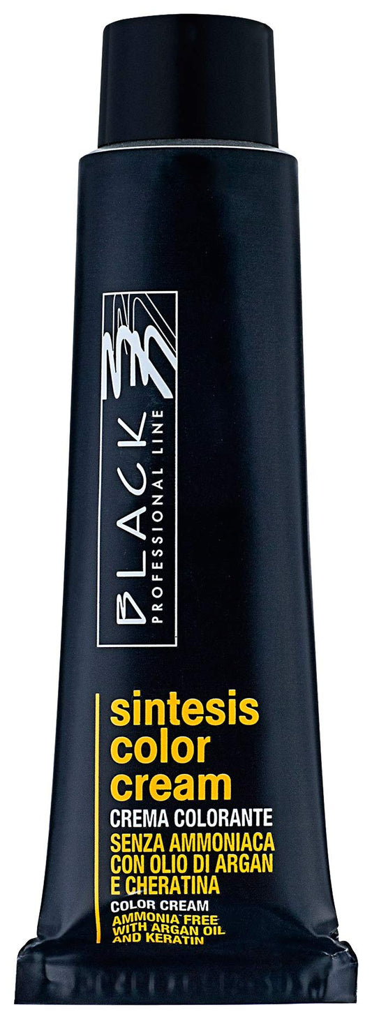 Black Professional Line Sintesis Color Creme Ammonia Free Colouring Cream, 100 ml./3.38 fl.oz. (4.36 - Chestnut)