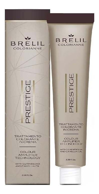 Brelil Colorianne Prestige Technologically Advanced Cream Dyeing Treatment Hydra Color Technology, 100 ml./3.38 fl.oz. (6/66)