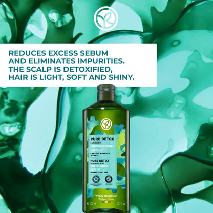 Yves Rocher Botanical Hair Care Anti Pollution - Detox Micellar Shampoo, 300 ml./10.1 fl.oz.