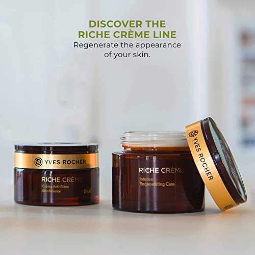 Yves Rocher Comforting Anti-Wrinkle Riche Crème Day | Face Cream to Soften & Smooth Skin 1.7 fl oz