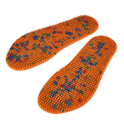 LYAPKO Acupuncture Shoe Insoles Foot Therapy Massager 2088 Needles 5 Ag - size US W15.5 M14 / EU 48. Premium Reflexology Unique Patented Acupressure Massage Tool