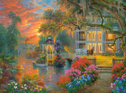 Castorland Magic Evening Jigsaw Puzzle - C-200887, 2000 Pieces - Enchanting Nighttime Scenery