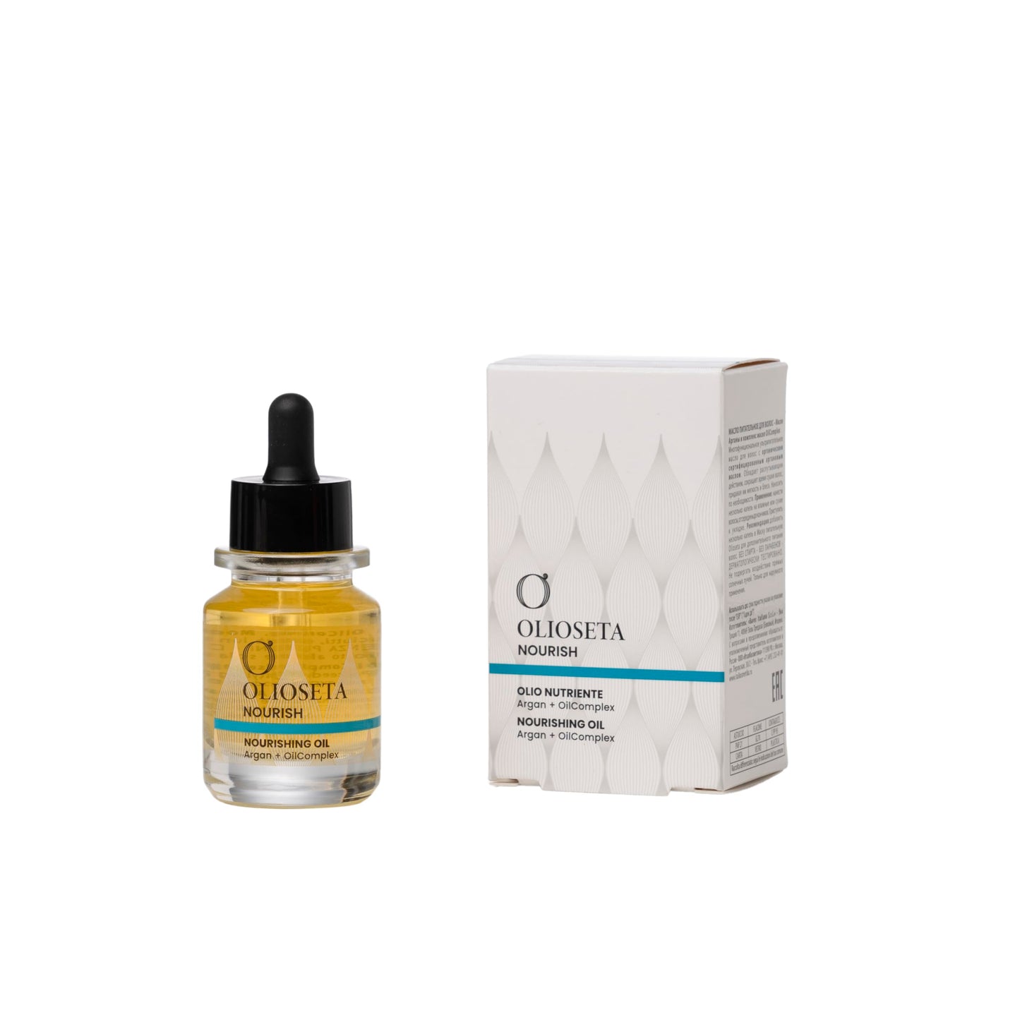 Olioseta Nourish Nourishing Hair Oil with Certified Organic Argan Oil for All Hair Types - 30ml