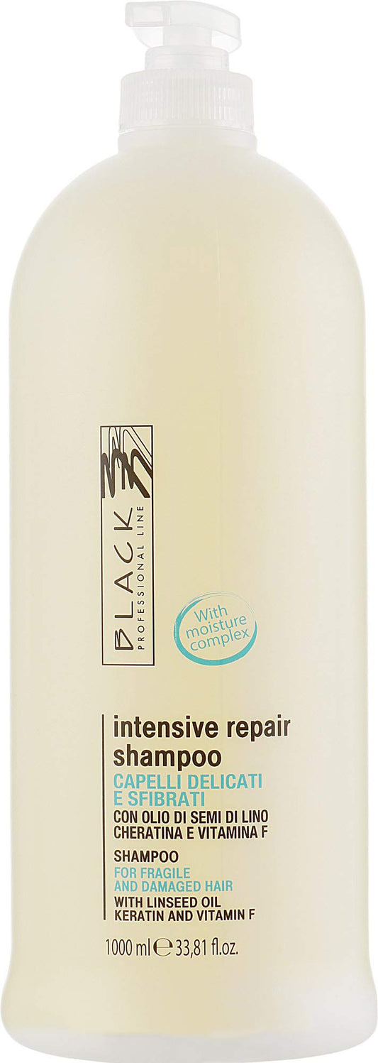 Black Professional Line Revitalising Shampoo for Dry and Damaged Hair, 1000 ml./33.81 fl.oz.