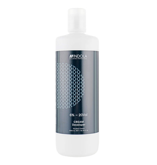 Indola Profession Cream Developer 6%-20 vol, 1000 ml./33.8 fl.oz.