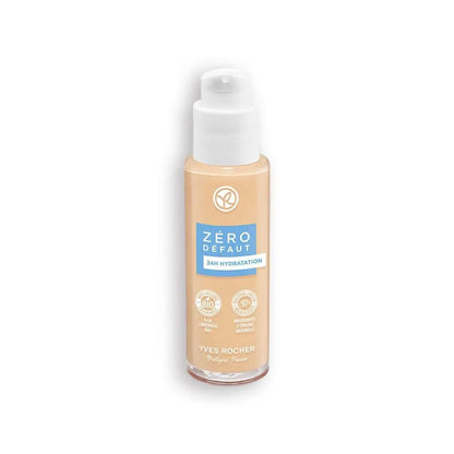 Yves Rocher Moisturising Tonal Foundation Zero Flaws 24 hours Women Every Day Make Up - 30 ml. / 1 fl.oz.