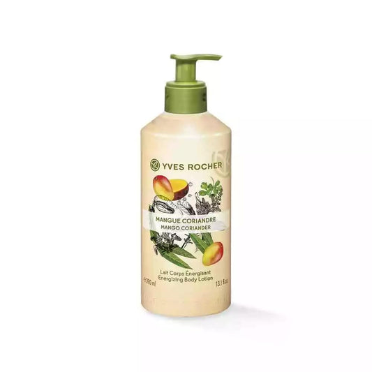 Yves Rocher Mango Coriander Nourishing Sensual Bath & Shower Body Lotion Moisturising Milk 390 ml./13.5 fl.oz.