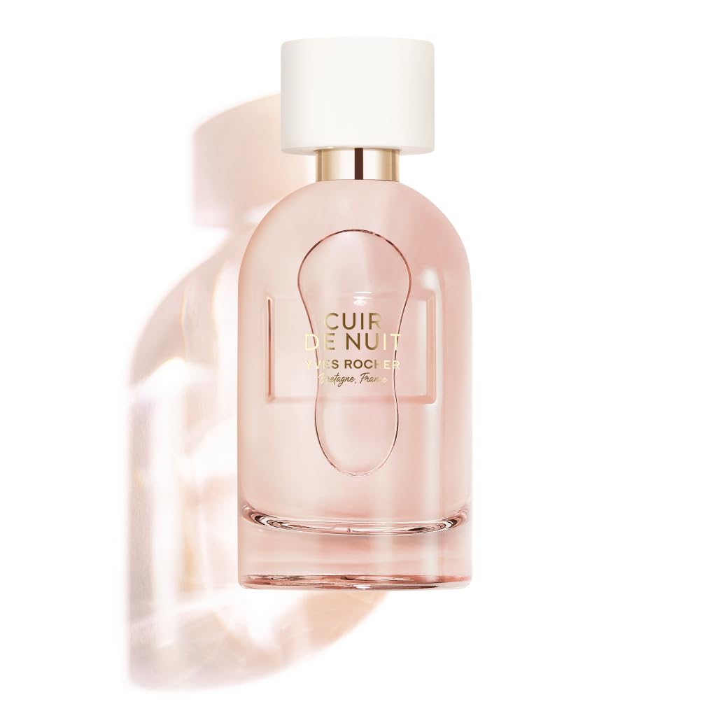 Yves Rocher Cuir de Nuit Eau de Parfum, Women’s Leathery Vanilla Scent with Sumptuous Cocoa, 1.01 fl. oz