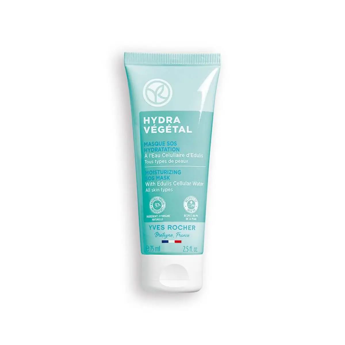 Yves Rocher Hydra Vegetal Face SOS Mask Deep Skin Hydration 75 ml./1 fl.oz.