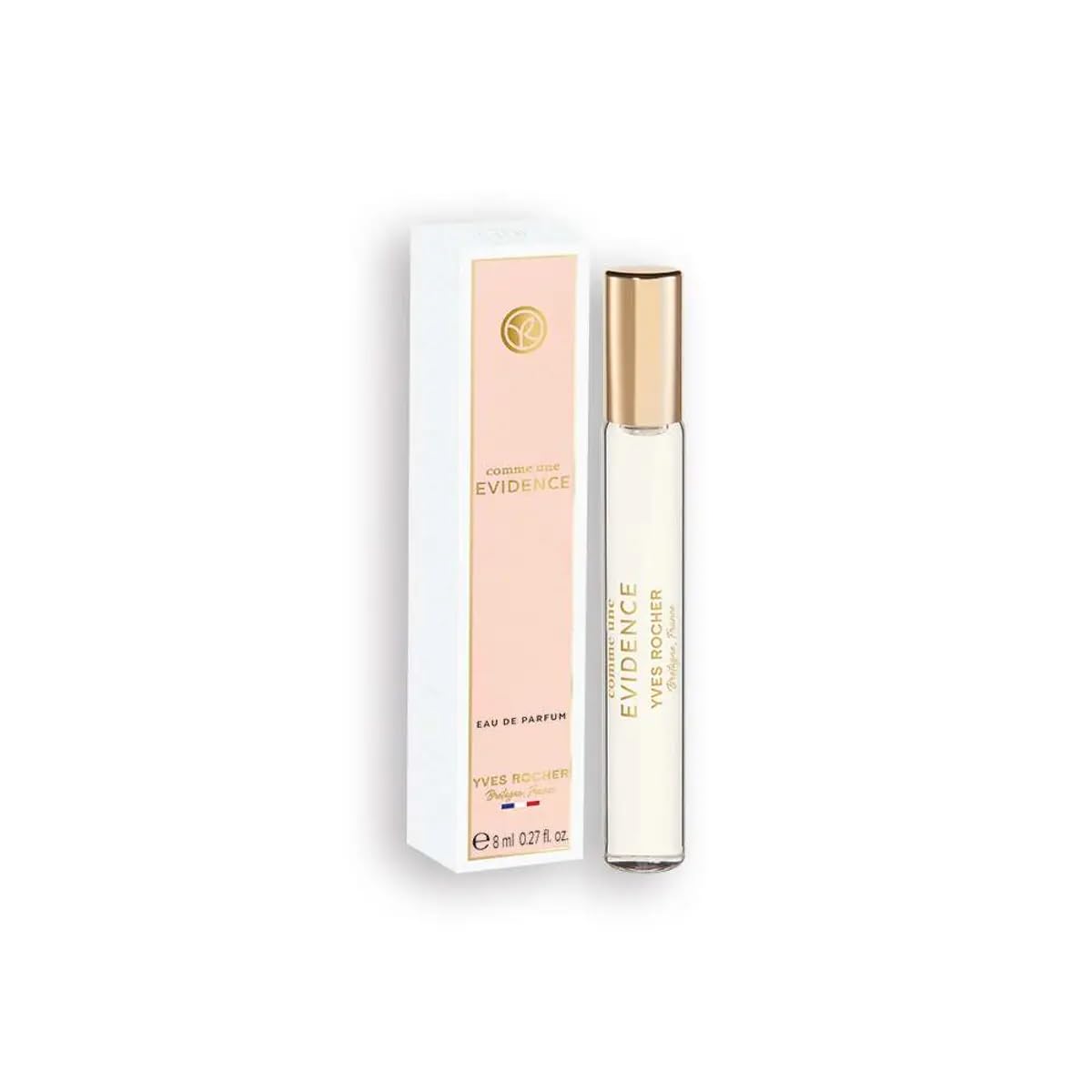 Yves Rocher Comme Une Evidence Perfume for Women Long Lasting Fragrance Travel Size Mini Sample 8 ml./0.27 fl.oz.