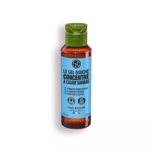 Yves Rocher Concentrated Moisturizing Wild Algae & Sea Fennel Shower and Bath Body Gel - 100 ml. / 3.3 fl.oz.