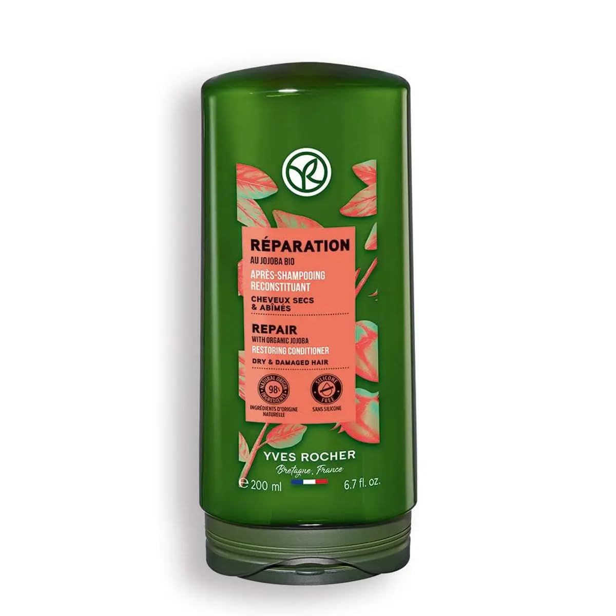 Yves Rocher Conditioner Nourishing & Restoring Jojoba Oil Deep Hydration & Repair 200 ml / 6.7 fl oz
