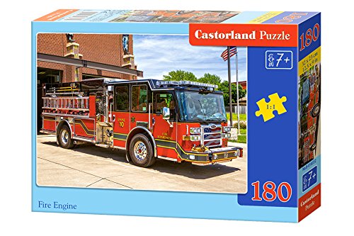Castorland Puzzle 180 Pieces, Fire Engine - В-018352