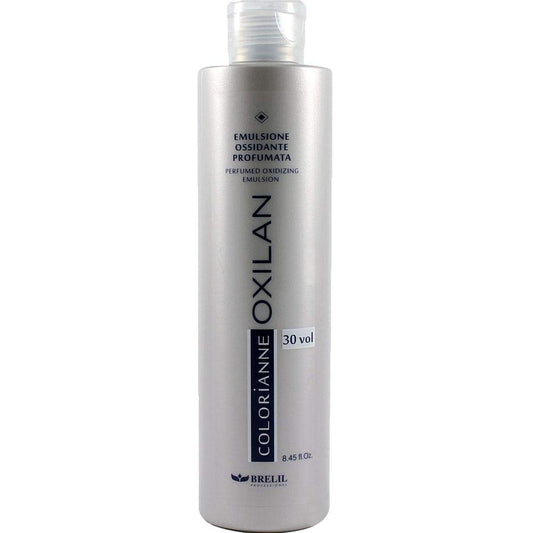 Brelil Colorianne Oxilan Oxidizing Emulsion Soft Perfumed Cream Developer, 250 ml./8.45 fl.oz. (30 vol. (9%))
