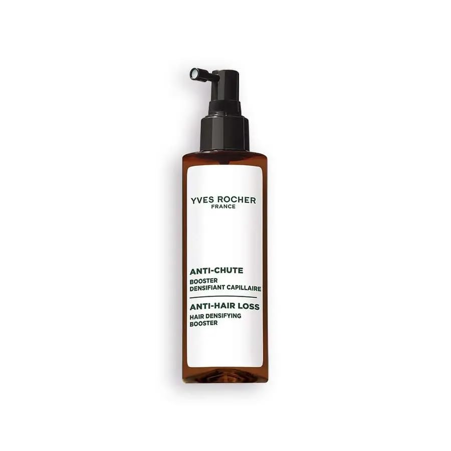 Yves Rocher Hair Growth & Strengthening Booster Root Spray Intensive Nourishment for Scalp Anti Hair Loss – 195 ml / 6.5 fl oz
