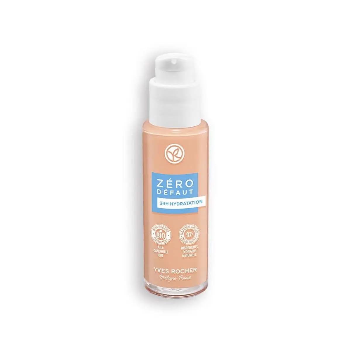 Yves Rocher Moisturising Tonal Foundation Zero Flaws 24 hours Women Every Day Make Up - 30 ml. / 1 fl.oz.
